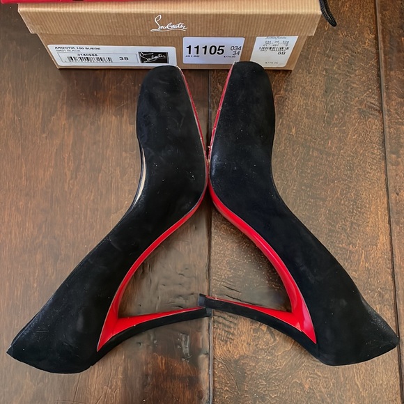 Christian Louboutin Argotik 100 Suede Pumps Size 38/8 - Picture 6 of 9